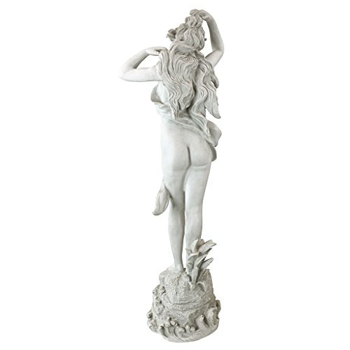 Design Toscano KY47019 Spring Awakening Classic Woman Indoor/Outdoor Garden Statue, 40 Inch Tall, Handcast Polyresin, Antique Stone Finish