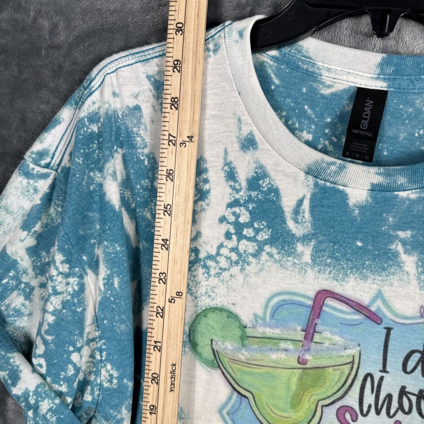 Women’s T Shirt “I Didn’t Choose The Salt Life The Salt Life Chose Me” Blue XL