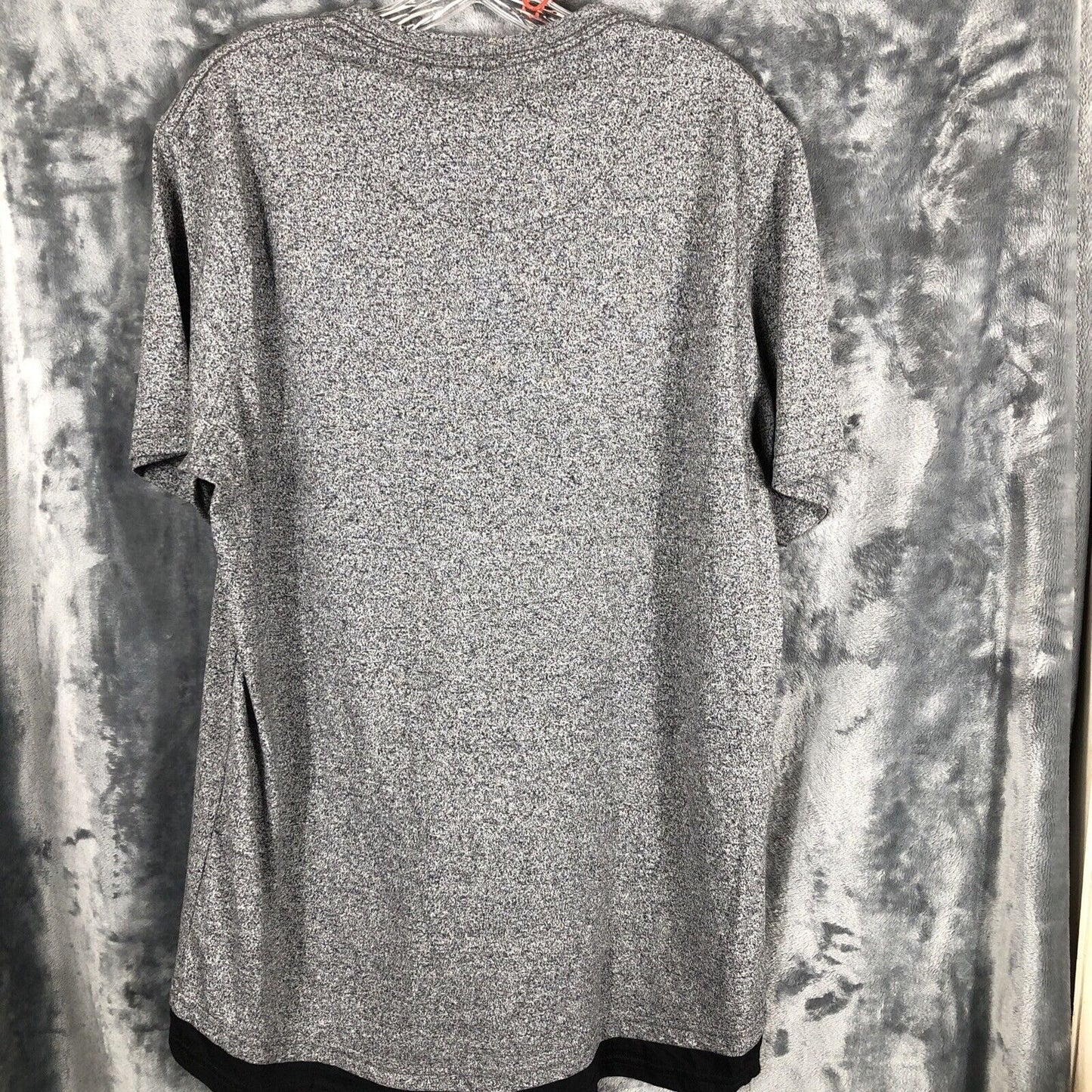 Knack Mens Shirt Size Large Pocket T Shirt Black / Gray