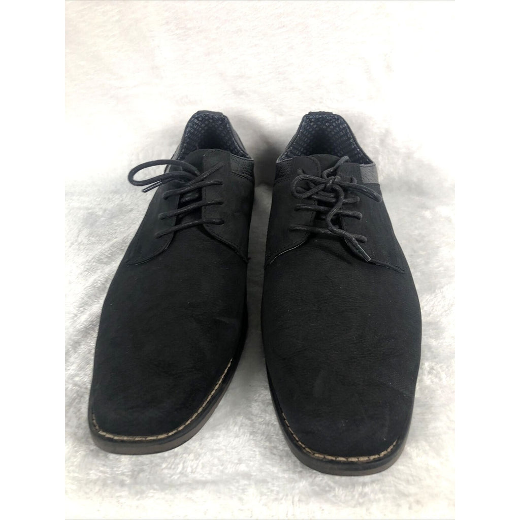 Perry Ellis Shoes Men's Portfolio Ultra Foam Black Dress Shoes Sz 13