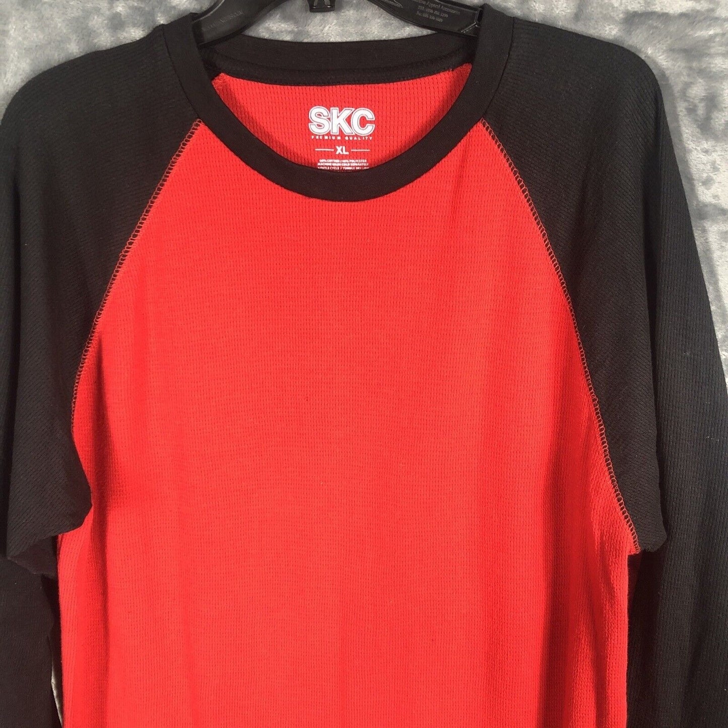 SKC Premium Quality Shirt Men’s Adult Size Extra Large Red And Black