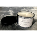 Coconut Soy Blend Candle Hand Poured  Scented Cracklin Burch 8 Ounce Tin