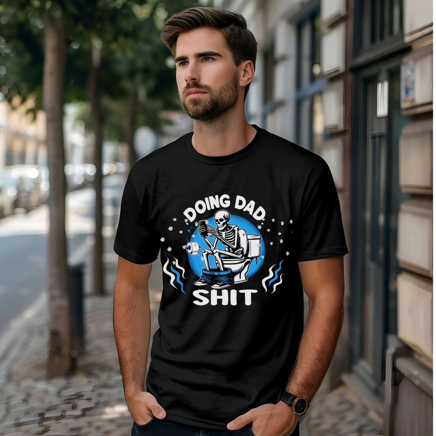 Funny "Doing Dad Shit" T-Shirt for Dads - Perfect Birthday & Father's Day Gift