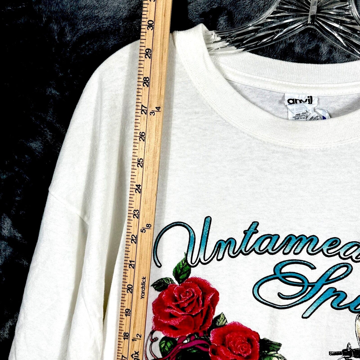 Anvil Women’s Biker T-Shirt “Untamed Spirit” Adult 2X Large Shirt