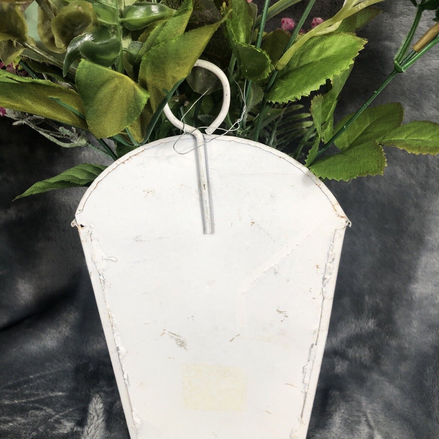 Artificial Hanging Flower Arrangements Handmade Floral Decor Two Piece Set