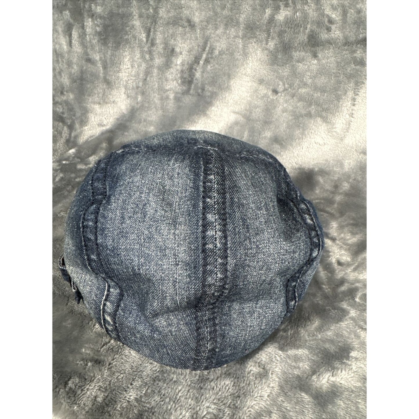 Water Ink In Show Denim Gatsby Cap Newsboy Cabbie Golf Driving Flat Beret Hat