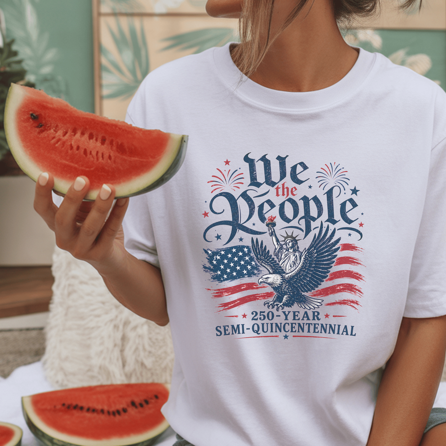 Patriotic 250 Year Anniversary T-Shirt, USA Independence Day Tee, We The People Eagle Shirt, Gift for History Lovers
