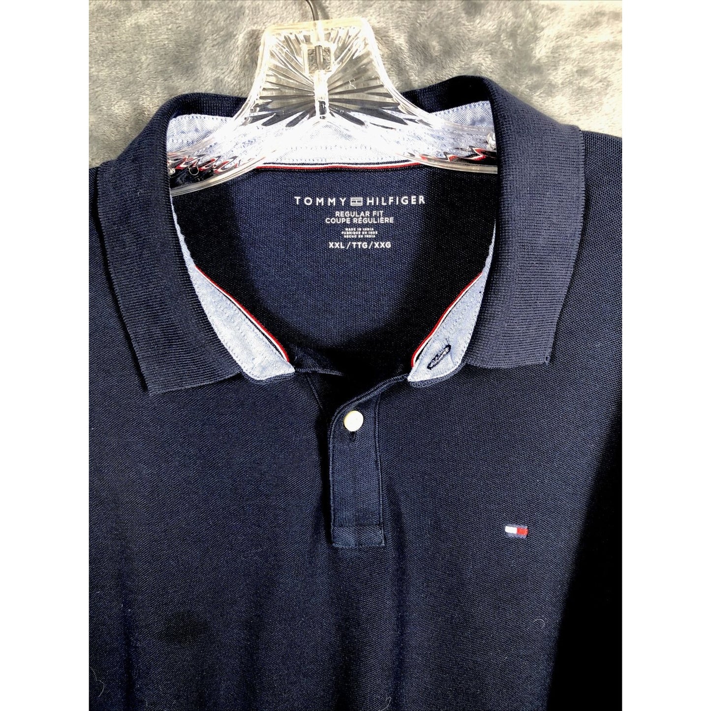Tommy Hilfiger Shirt Men’s 2X Adult Large Blue