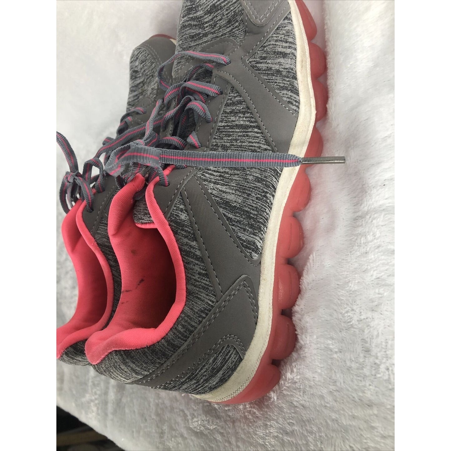 Danskin Women’s Sneakers Gray Pink Adult Size 6 1/2