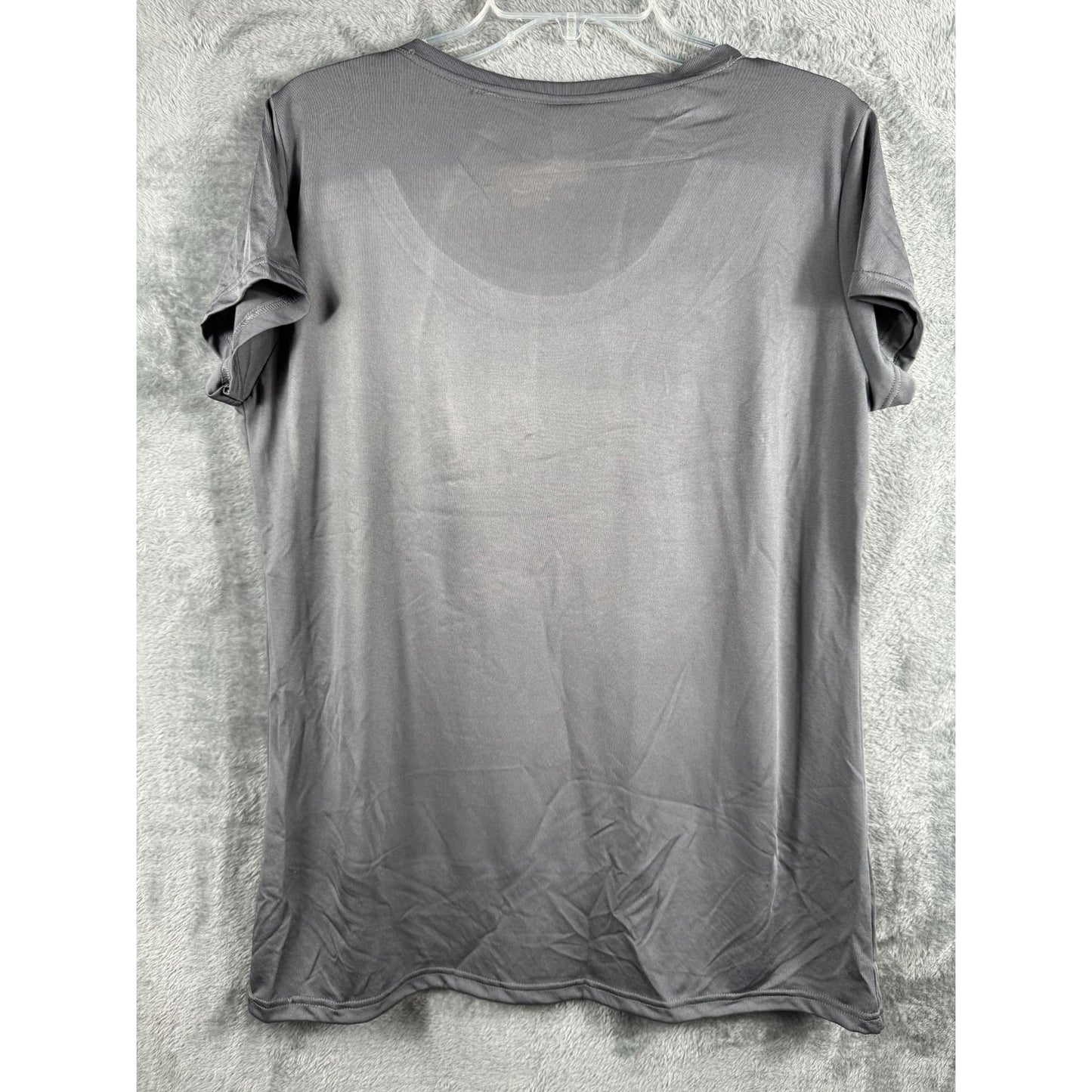 Mens Motorcycle T-Shirt Live to Ride Graphic Tee Living Legend Gray Size M