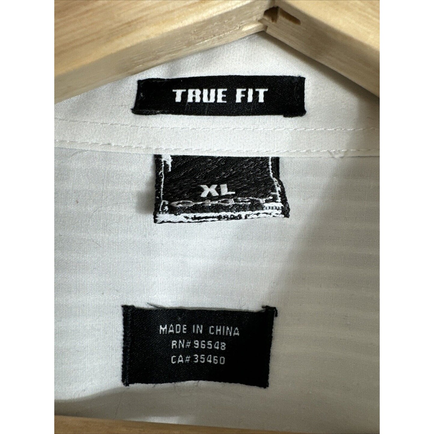 True Fit Men’s Oakley Shirt White Button-Down Dress Shirt Casual Golf Shirt XL