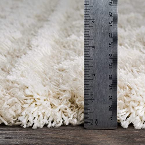 Livabliss Hapsburg Moroccan Shag Area Rug, 7'10" x 10'2, Beige