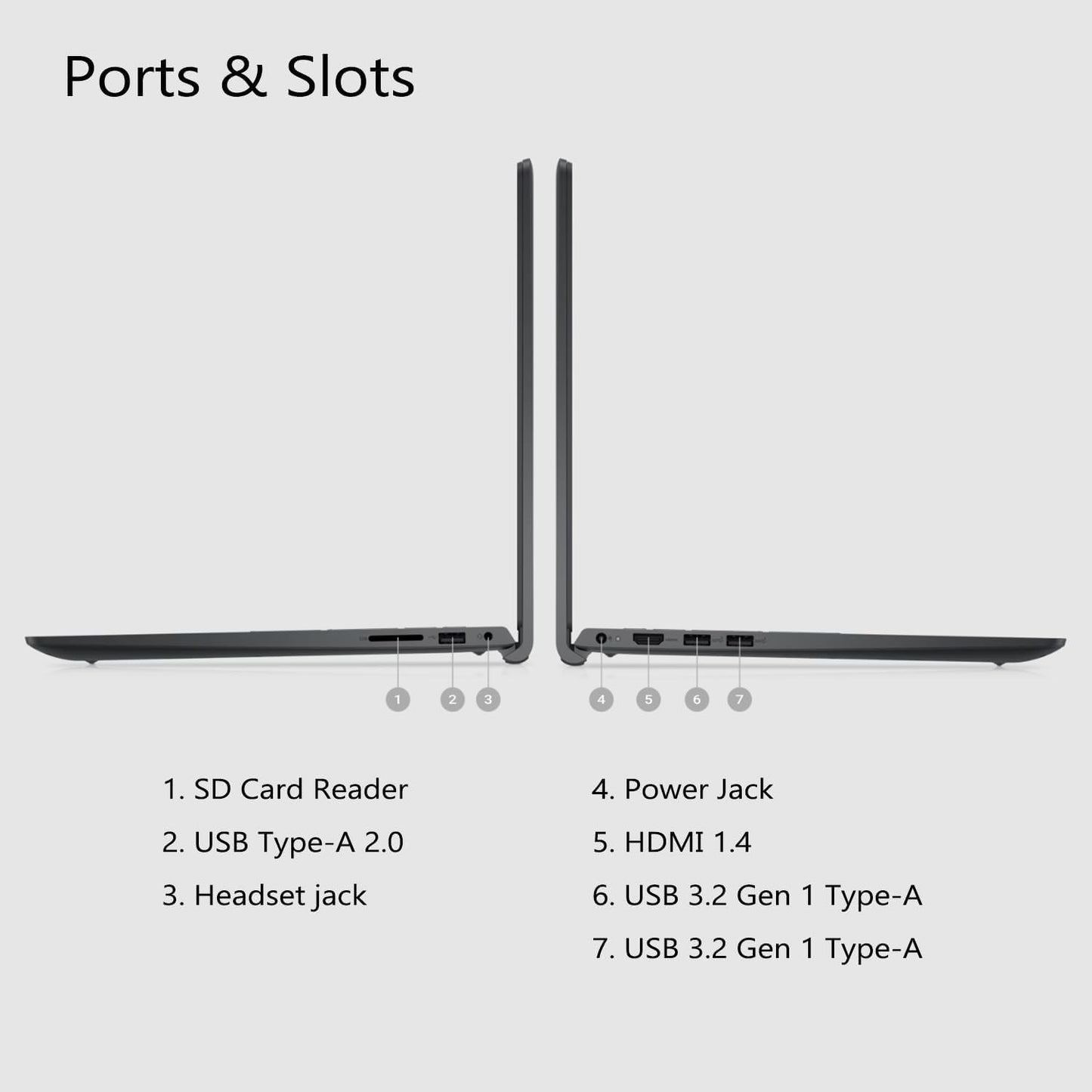 DELL Inspiron 15 3000 3520 Business Laptop Computer 15.6'' FHD Touchscreen,11th Gen Intel 4 Cores i5-1155G7, with Microsoft Office 365,32G,1TB, Numeric Keypad, Wi-Fi, Webcam, HDMI, Black