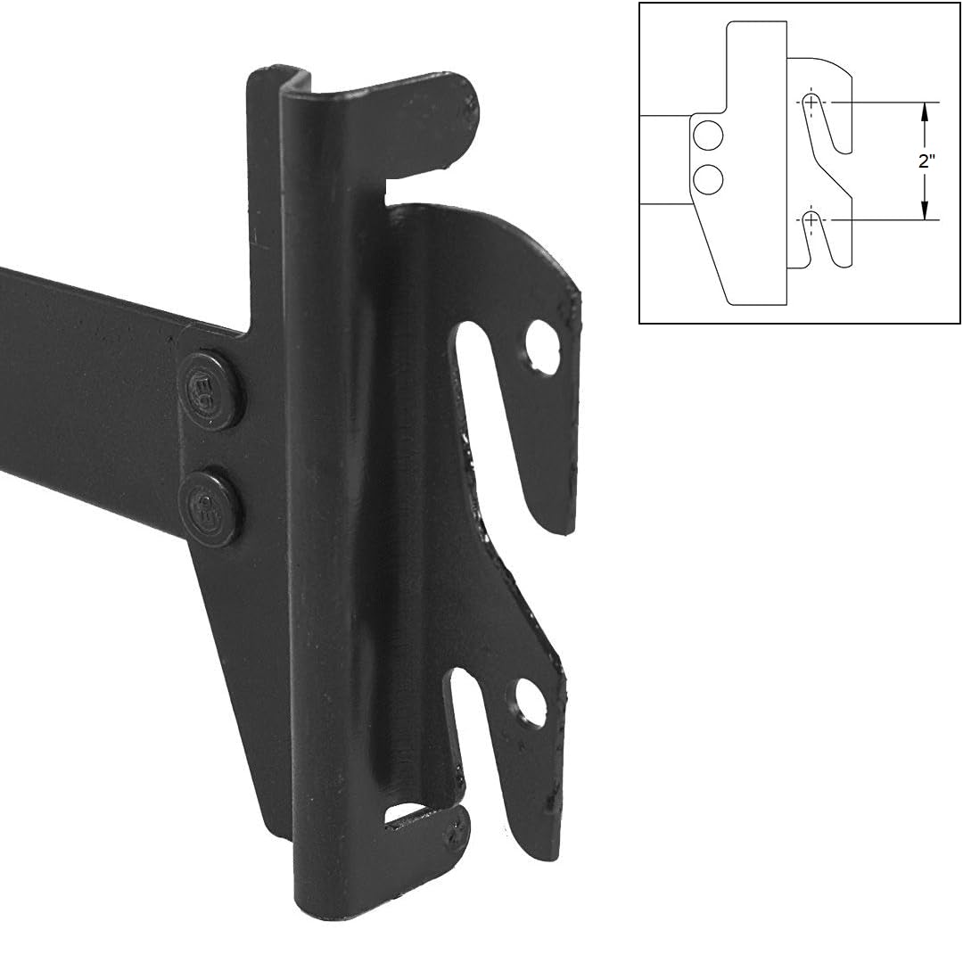 82" Steel Hook-On Side Rails for Twin XL, Full XL, Queen, King Size Beds