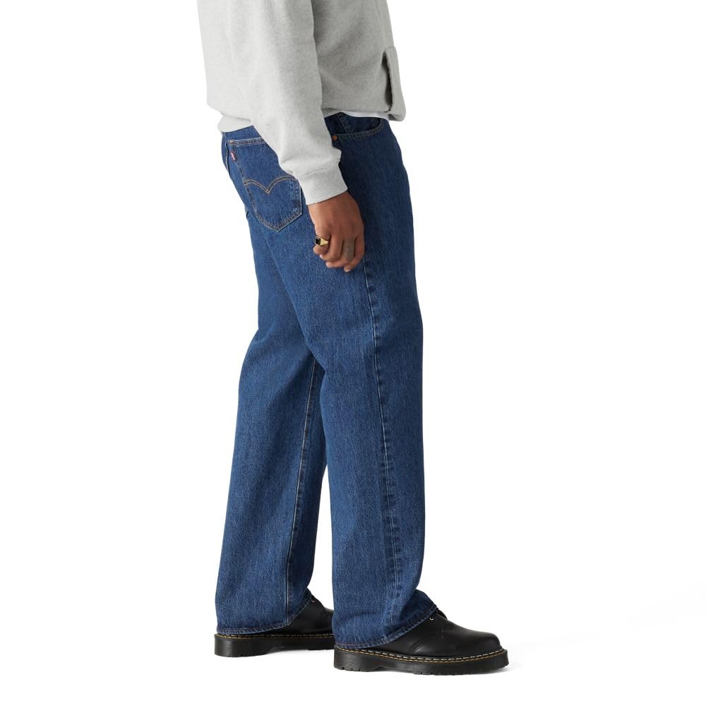 Levi's Men's 501 Original Fit Jeans (Also Available in Big & Tall), Dark Stonewash, 35W x 32L