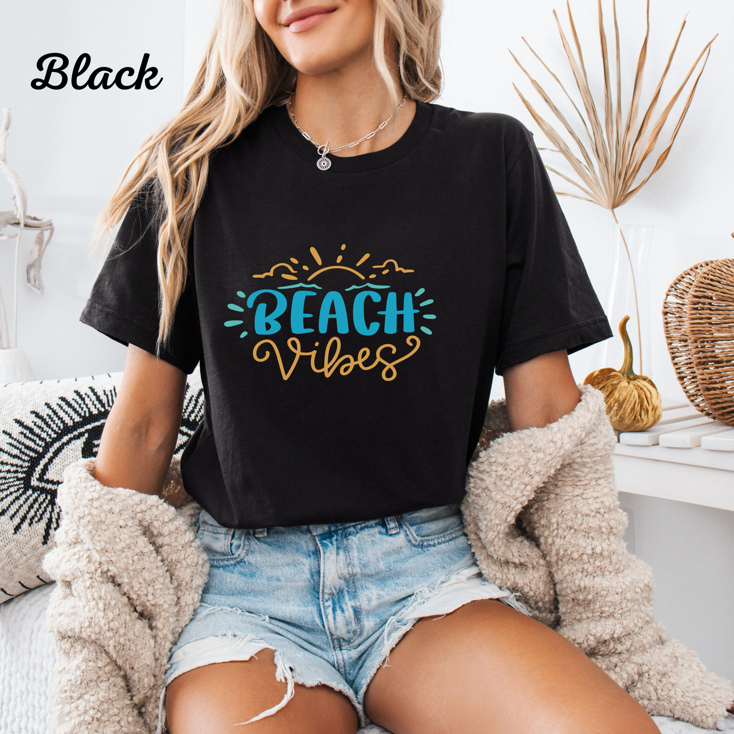 Beach Vibes Unisex Tee - Bella Canvas 3001