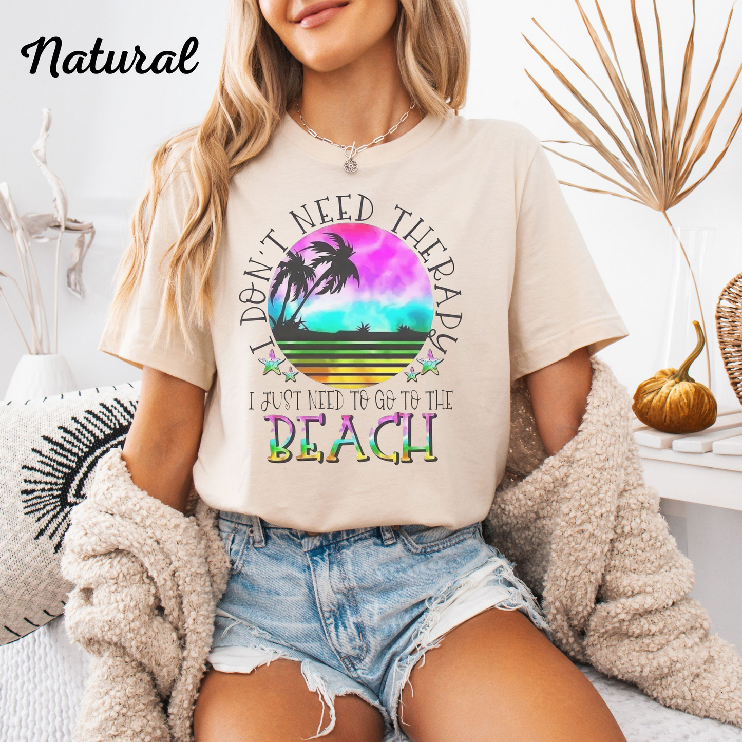Beach Therapy Unisex T-Shirt - Bella Canvas 3001
