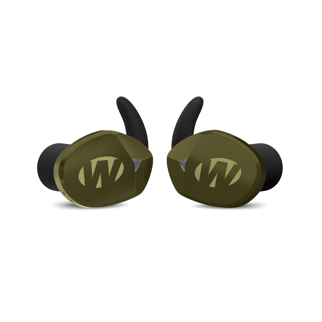 Walker's Silencer BT 2.0 Rechargeable Electronic Earbuds (OD Green)