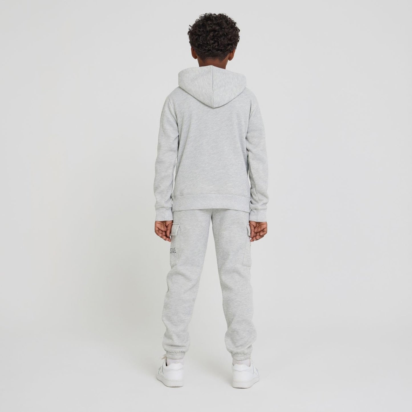 AEROPOSTALE Boys 3 Piece Outfit Set - Fleece Pullover Hoodie, Cargo Sweatpants, T-Shirt, Boys Activewear Set, Sizes 4-36 Grey