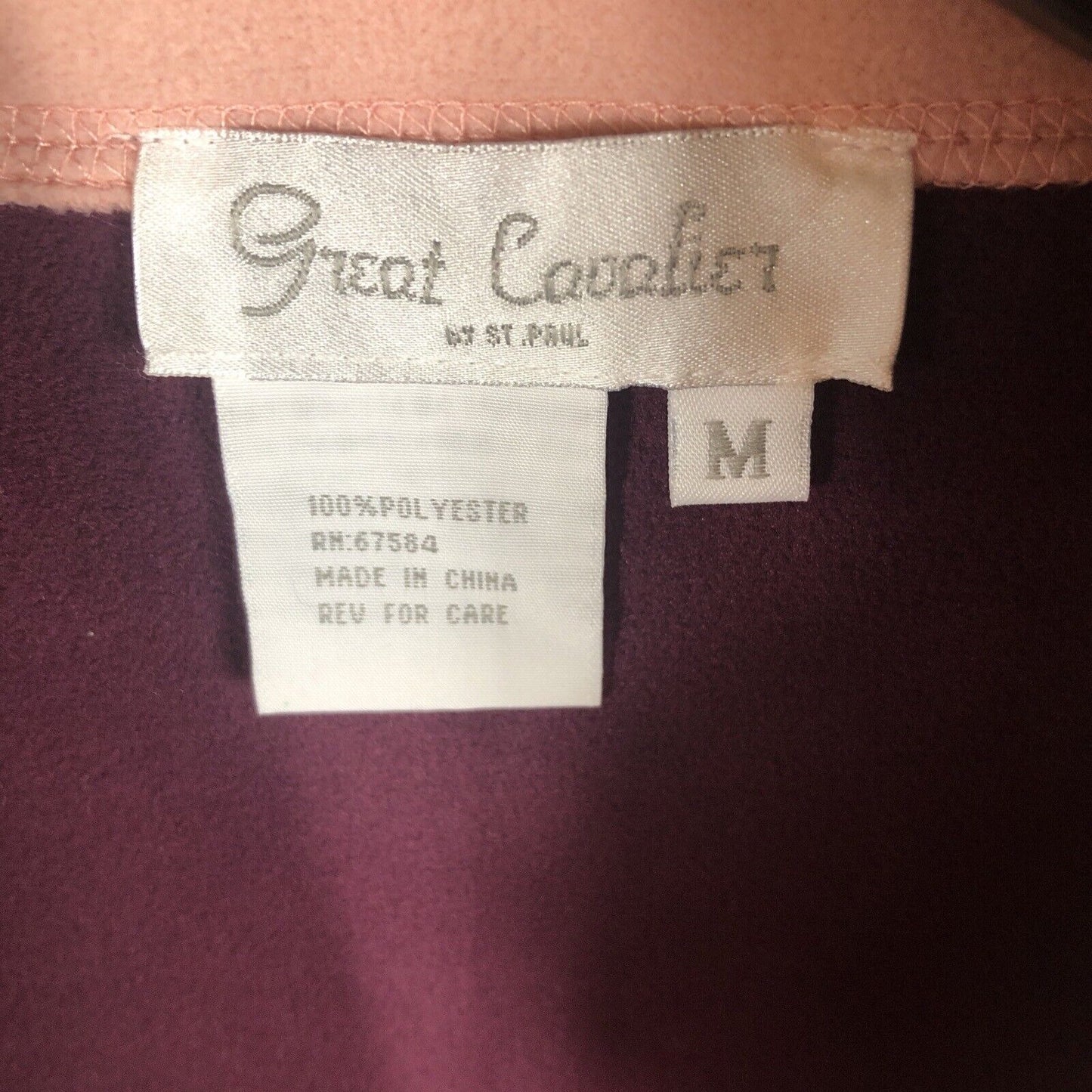 Great Cavalier High-Low Women’s Reversible Jacket Size Adult Medium