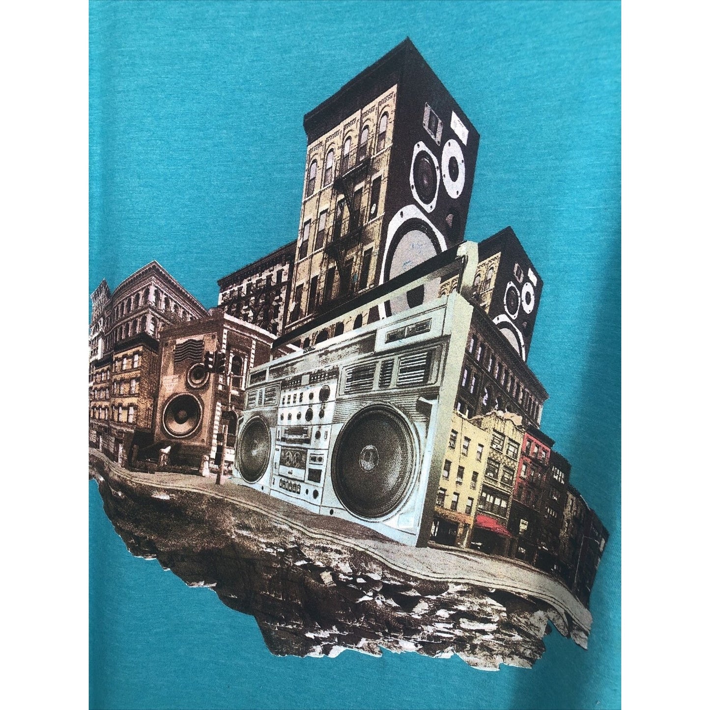 Aeropostale Men’s Blue Extra Large T-Shirt Radio City Shirt