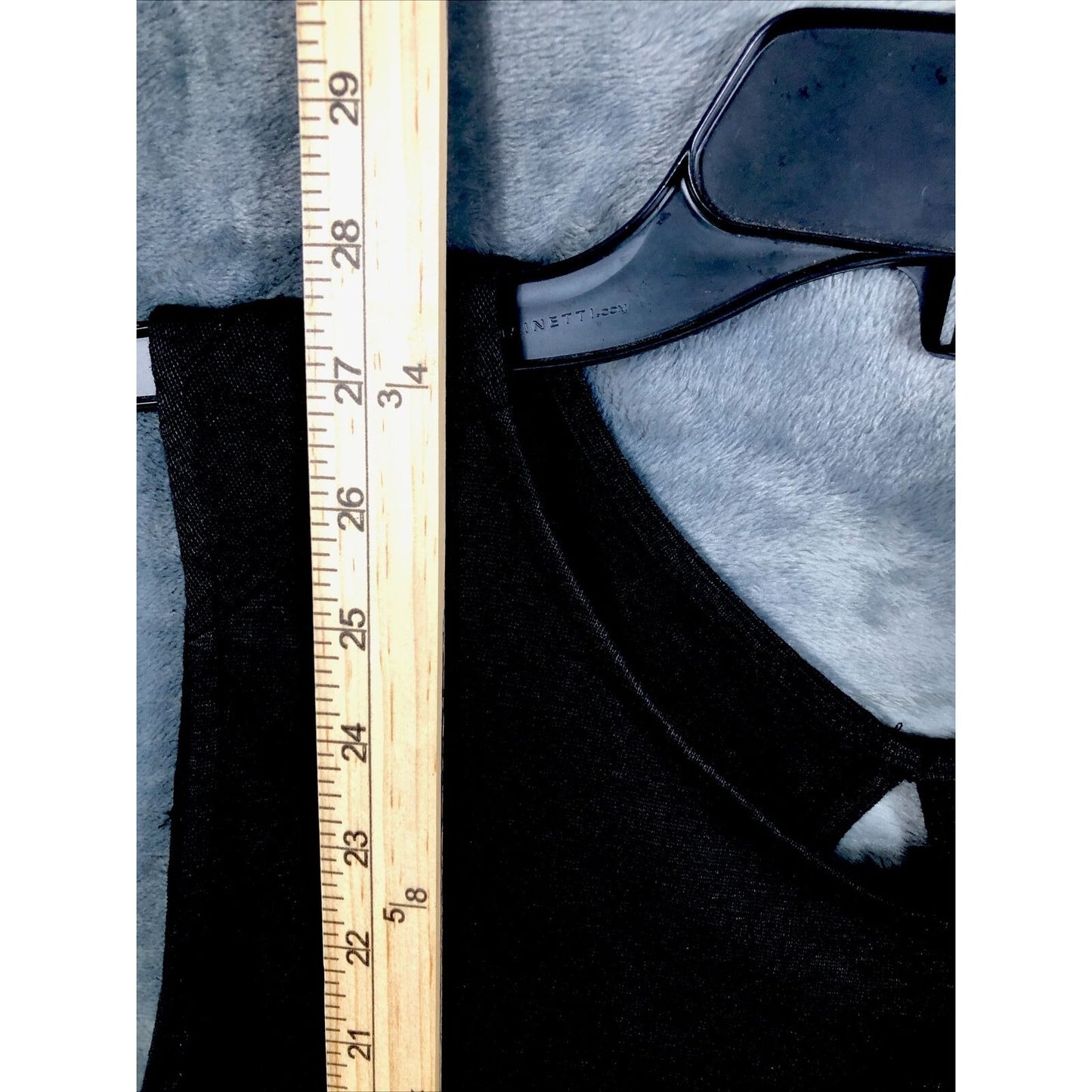 MM Couture Blouse Women’s Size Small Black Sleeveless Shirt Keyhole Back