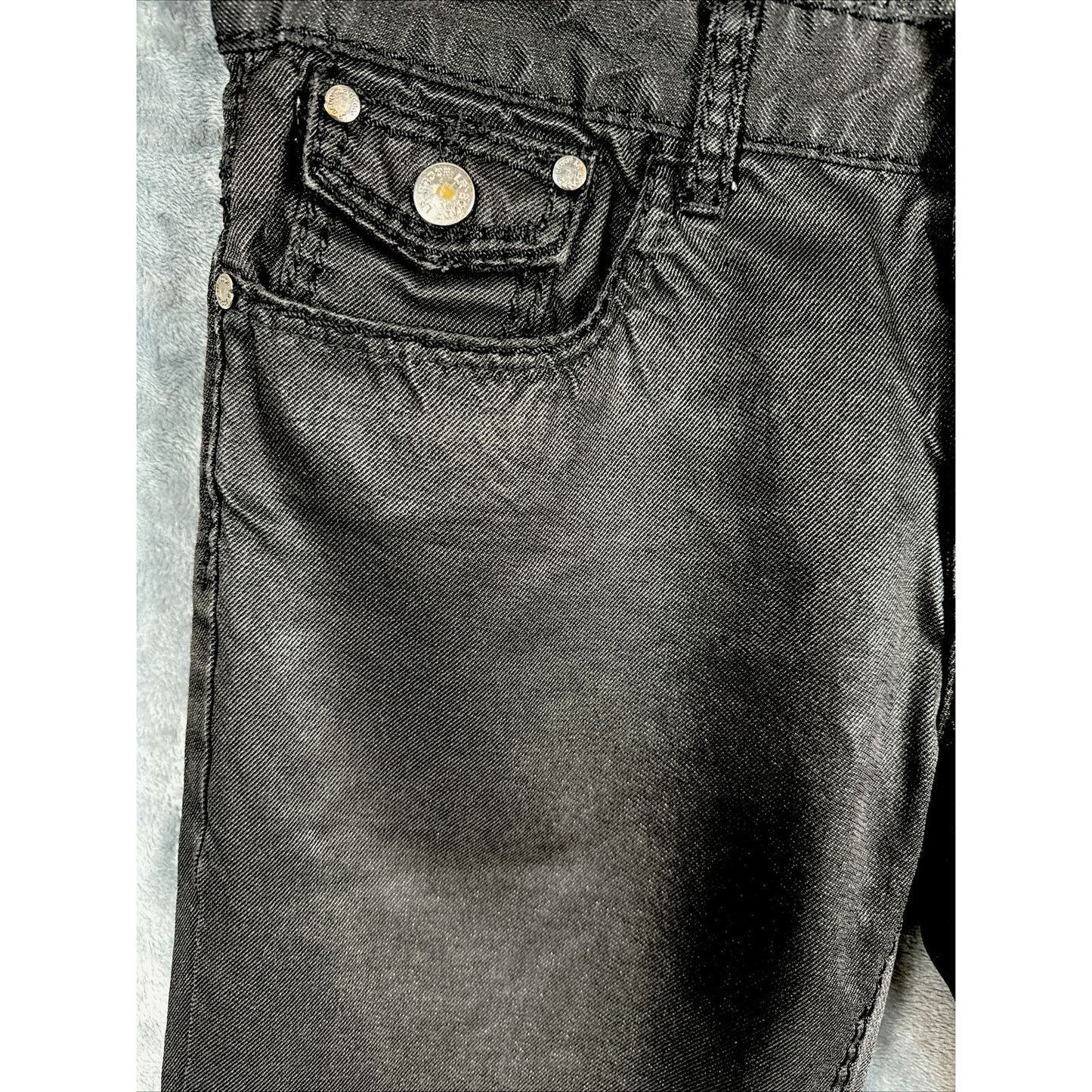 LR Scoop Modern Fit Men's Shorts Black Size 34 Flat Front 100% Cotton