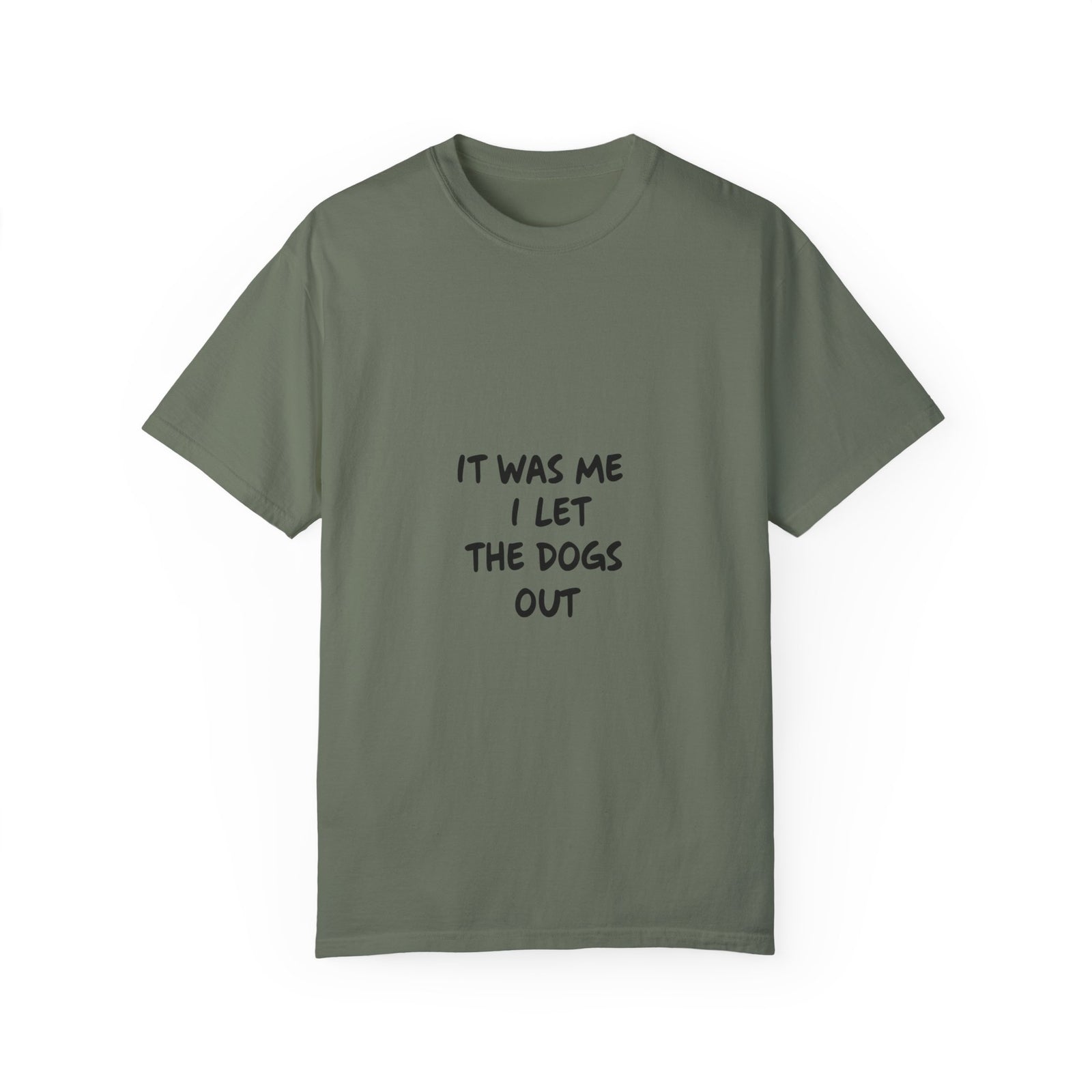 Womans T Shirt Funny Dog Lover Shirt It Was Me Humorous Tee Shirt 