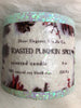 Toasted Pumpkin Spice Scented Candle 8 Oz - Glittery Design - 100% Natural Soy B