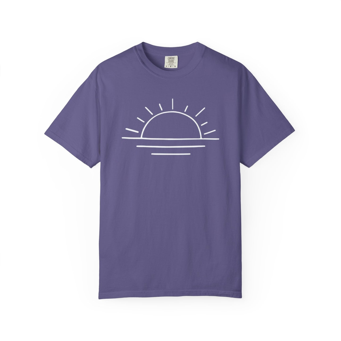 Comfort Colors Womans Sun T-shirt Summer Shirt Beach Top Summer Positive Vibes