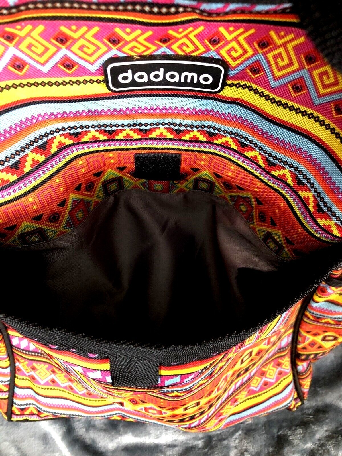 Dadamo Rolling Travel Bag With Aztec Print & Retractable Handle
