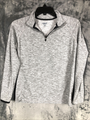 Old Navy Active Womens Gray 1/4 Zip Pullover Sweatshirt Size L