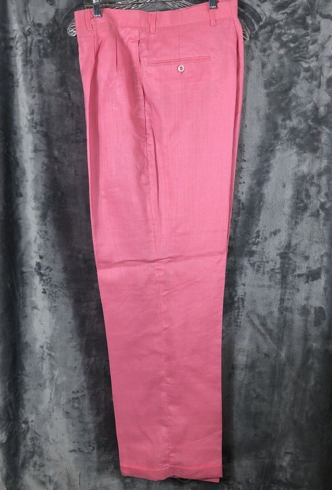 Mens Golf Slacks New Gen Golf Pants Mens Strawberry Comfort Size 32/32