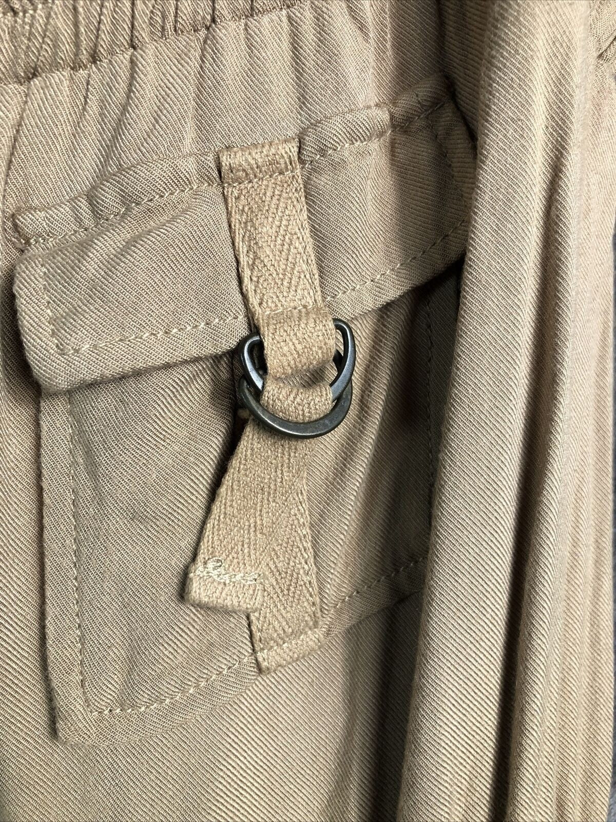 Candies Sleeveless Jumpsuit Buckles pockets Utility cargo Brown Women’s Size M