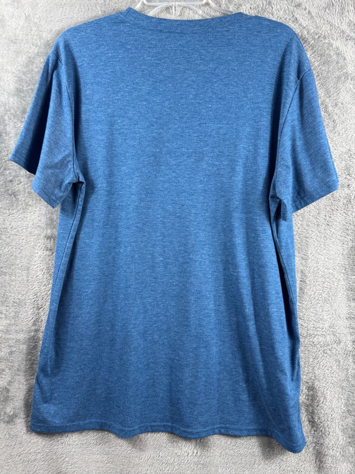 Teach Love Inspire" T-Shirt - Blue Teacher Graphic Tee (Used)