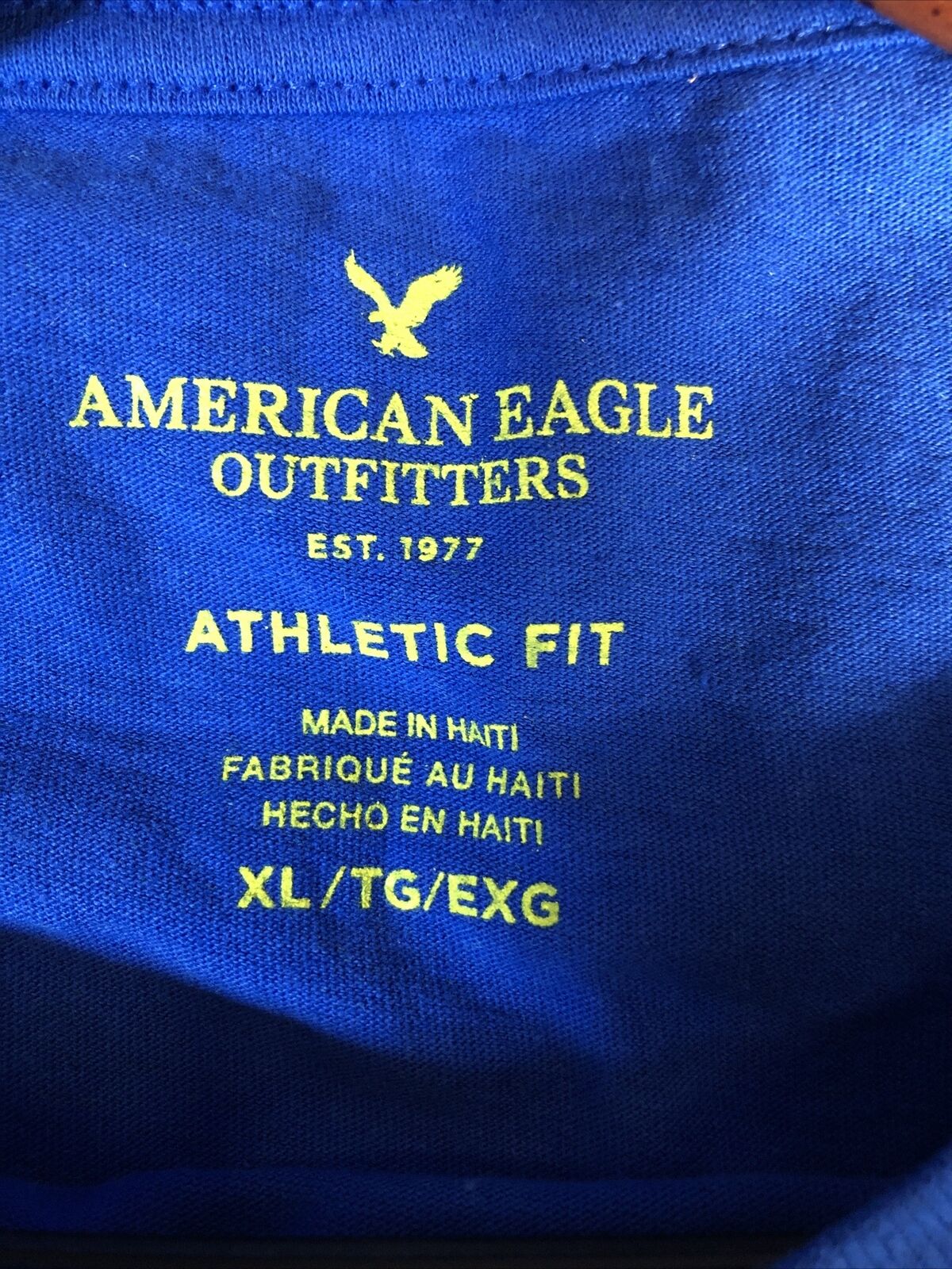 American Eagle Graphic Bold Yellow X-Large Mens T-shirt