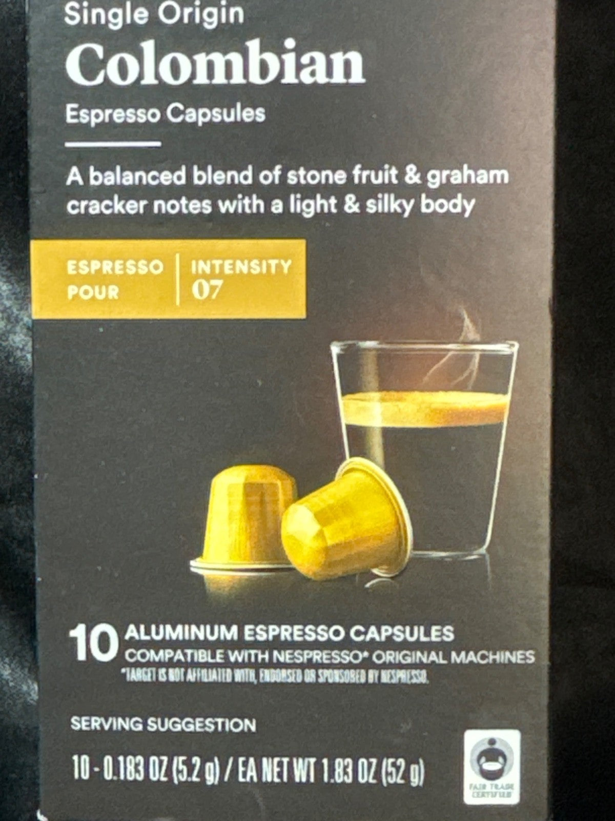 Good & Gather Signature Single Origin Colombian Espresso Capsules - 10 Count