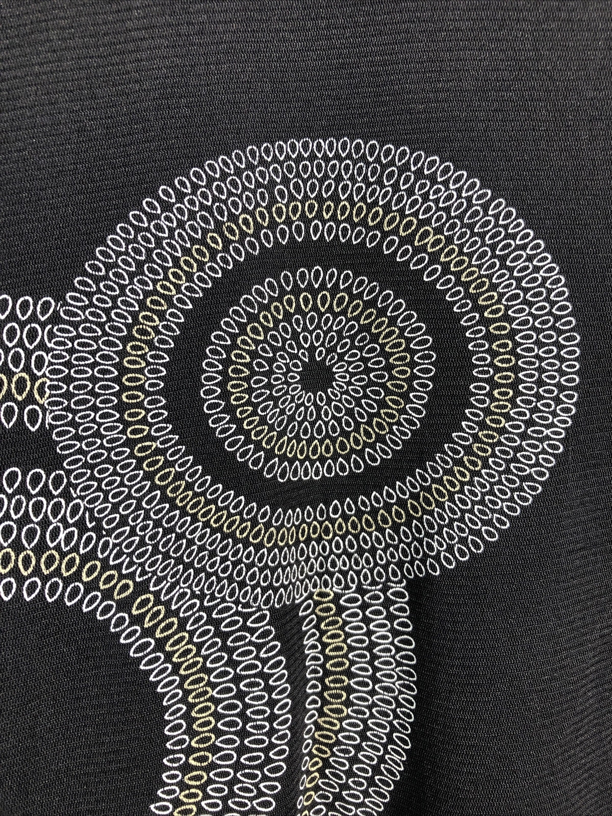 Axcess Women’s Blouse Black Gold Sliver Double Lining Size X-Large