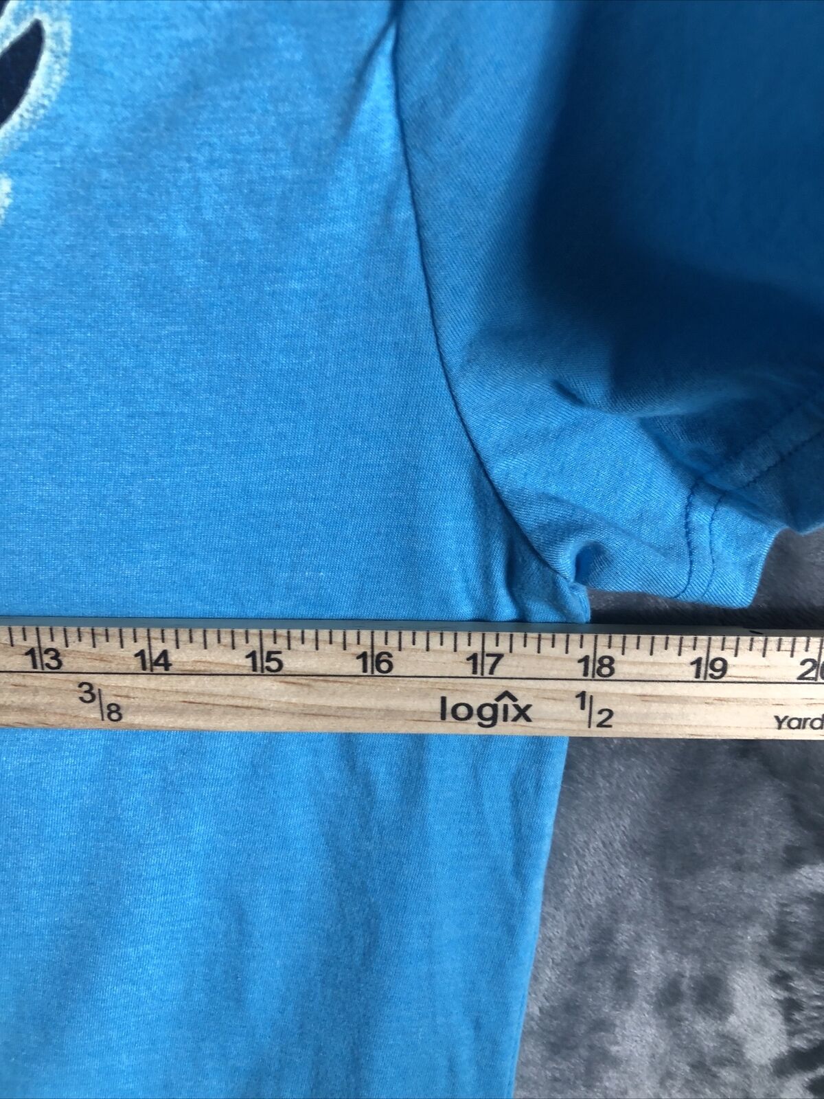 American Eagles T-Shirt Large Eagle Size Petite Small Blue