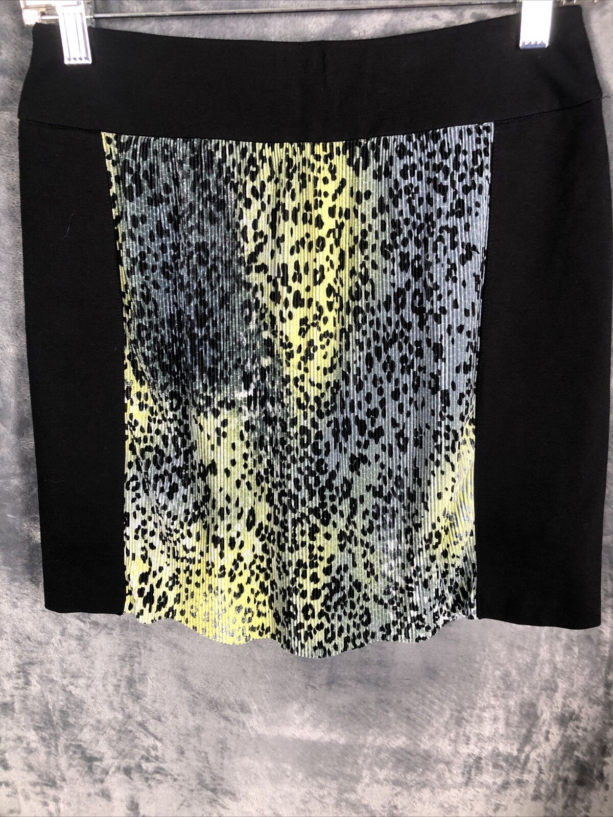 Jamie  Sadock Women’s Skort Size 4 Short Black With Animal Print 2 Zippers Front