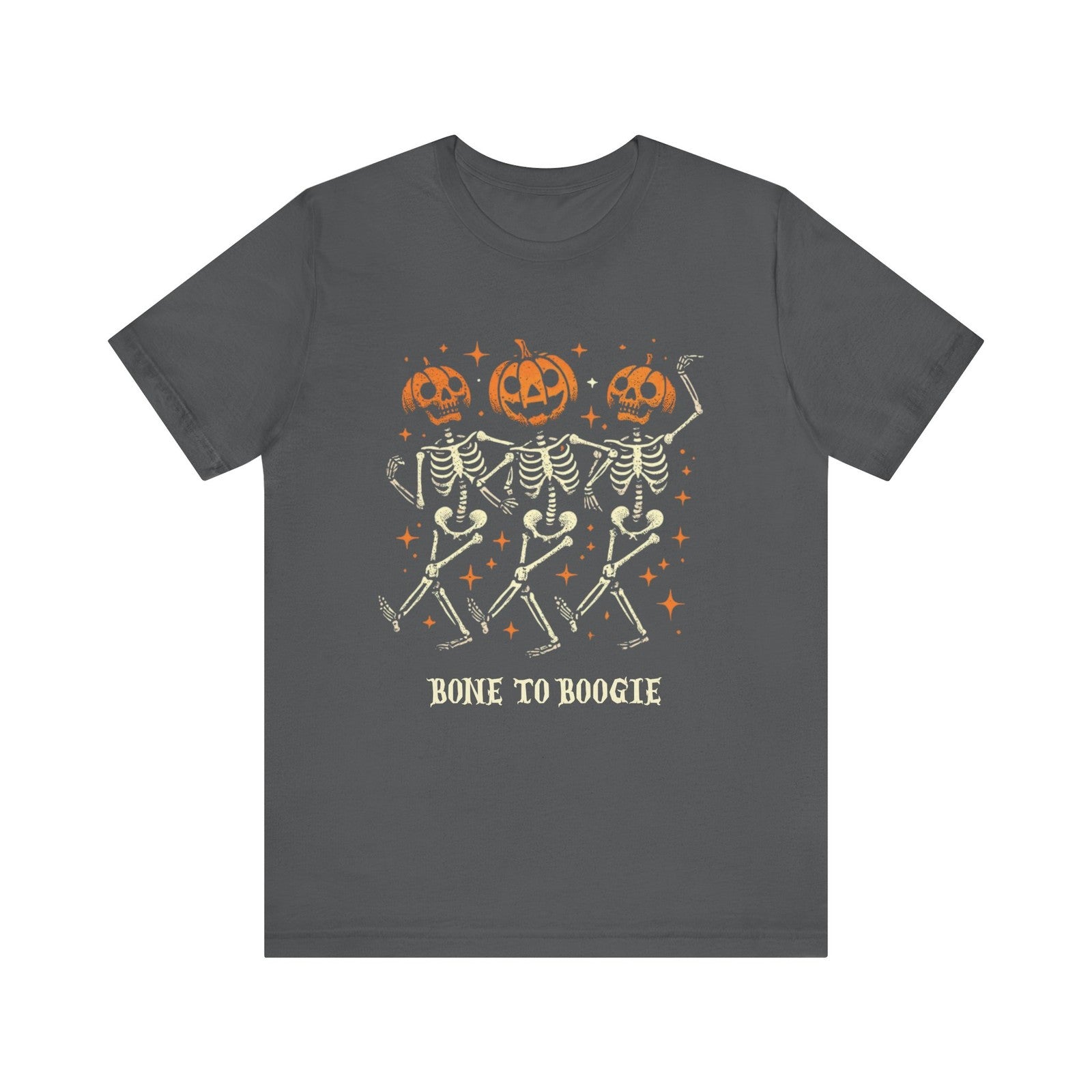 Womens Halloween T Shirt Pumpkin Skeleton Tee Spooky Season Fall Spooky Shirt 