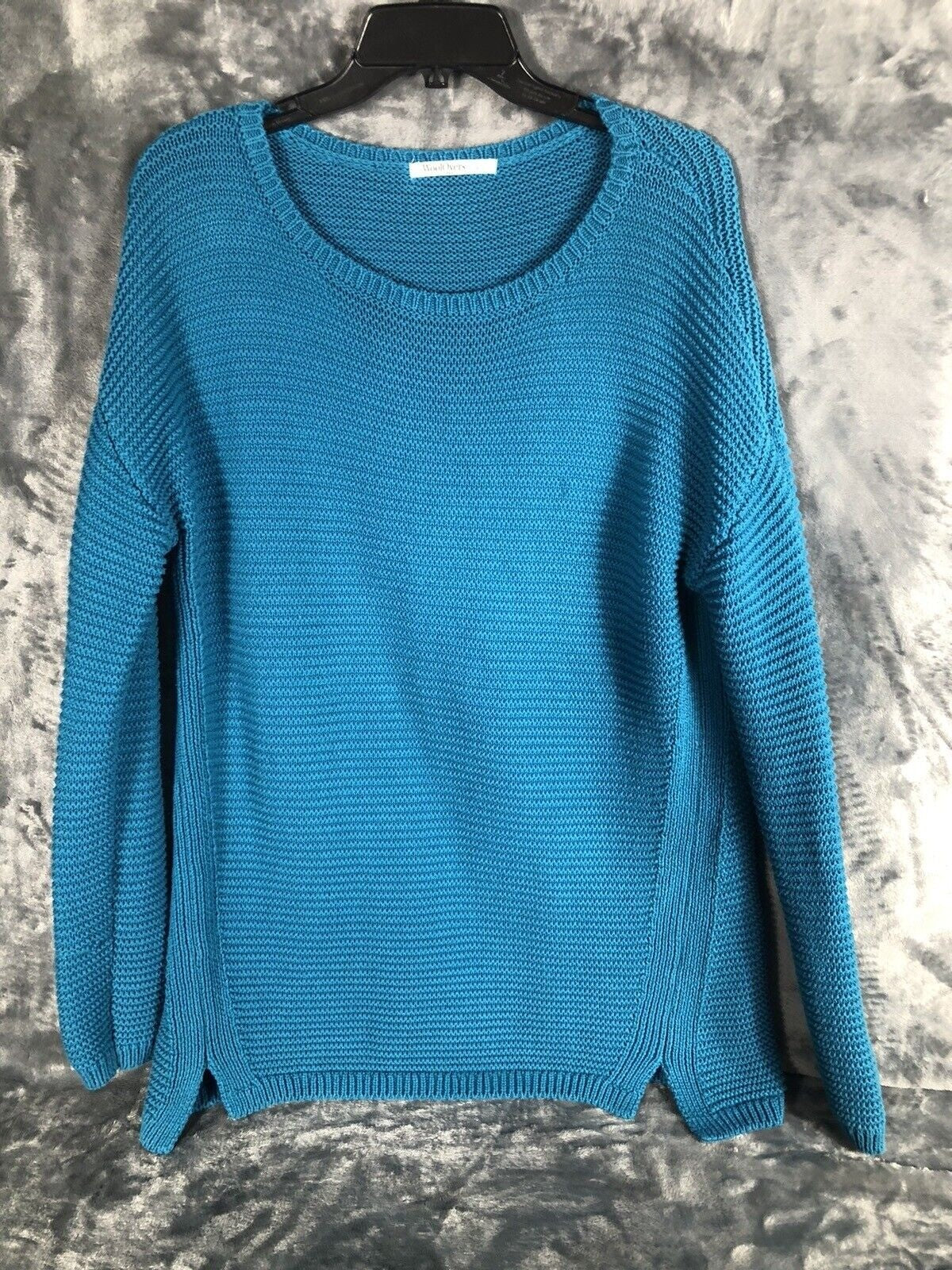 Wool Overs Sweater Woman’s Adult Size Large Blue