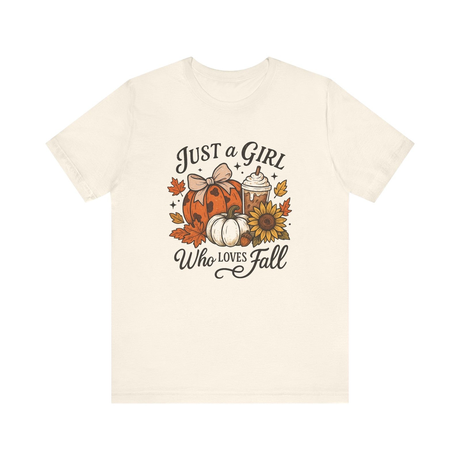 Womans Fall Shirt Just a Girl Who Loves Pumpkin Football And Coquette Bows Top