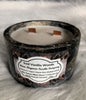 Hand Poured Iced Vanilla Woods Soy Candle Handmade Concrete Vessel 2 Wood Wicks