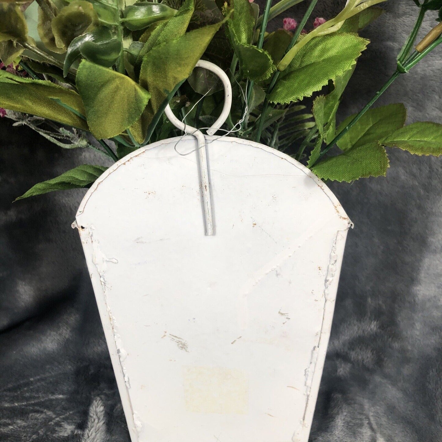 Artificial Hanging Flower Arrangements Handmade Floral Decor Two Piece Set