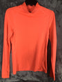 Layer 8 Woman’s Shirt Performance Wear Top Small Orange Polyester Spandex