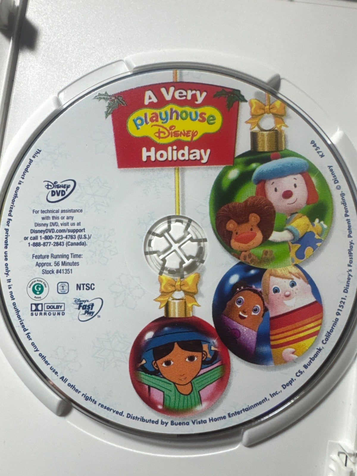 A Very Playhouse Disney Holiday DVD With Jojo Higglytown Heroes & Shannas Show