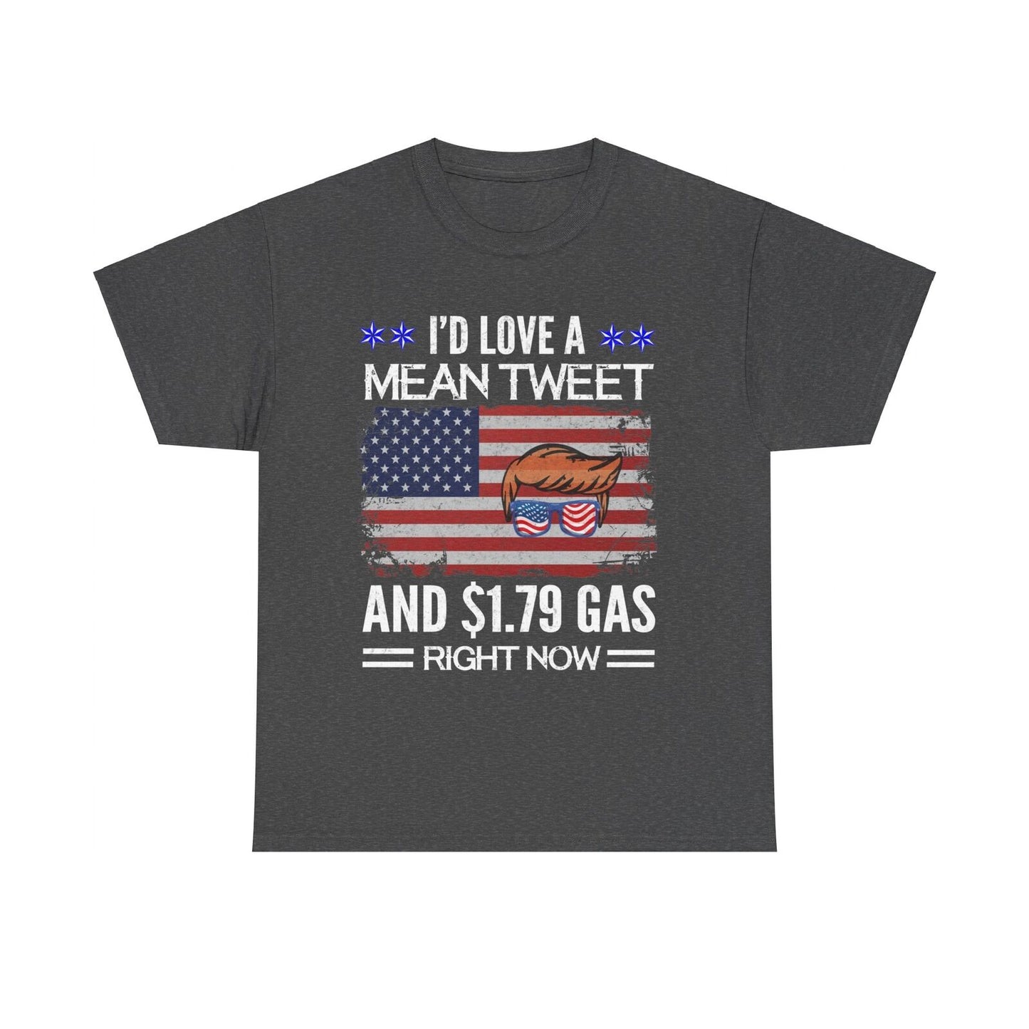 Trump 2024 T Shirt Woman's I'd Love A Mean Tweet Right Now Men's Trump Shirt