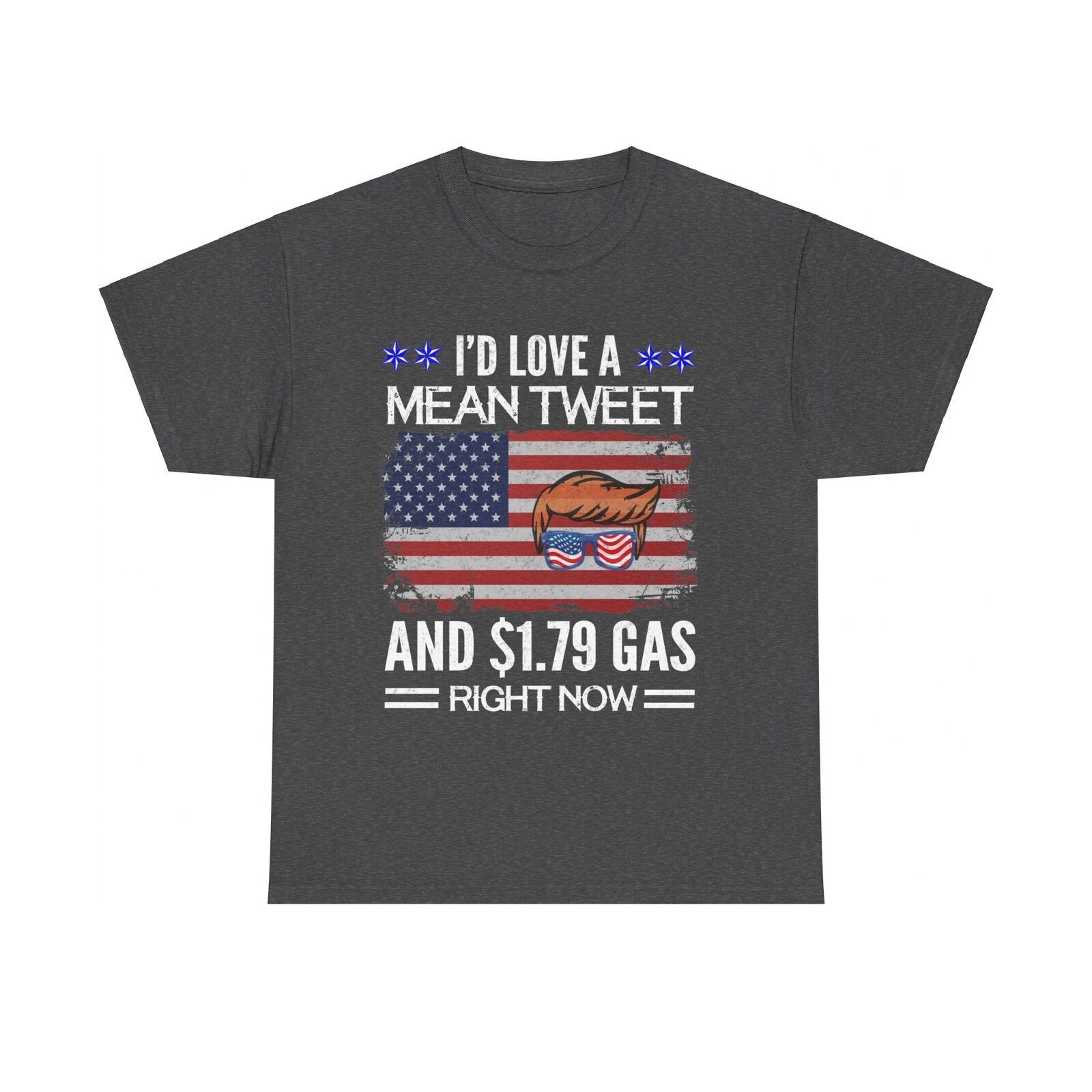 Trump 2024 T Shirt Woman's I'd Love A Mean Tweet Right Now Men's Trump Shirt