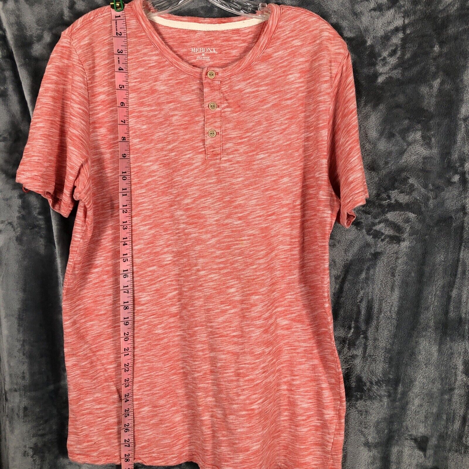 Merona  Women’s Tee shirt, Size M , Button Neck